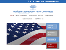 Tablet Screenshot of madisondemocrats.org